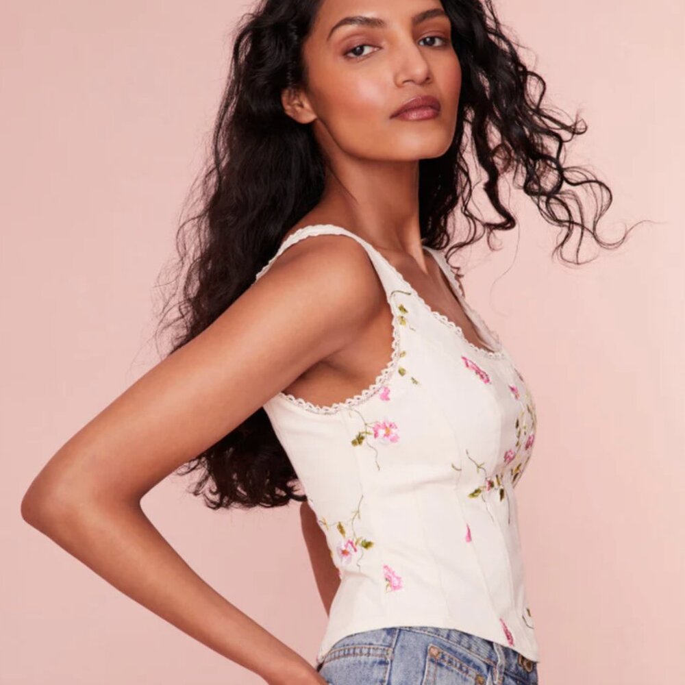 LoveShackFancy Rhapsody Bustier (sz 6)